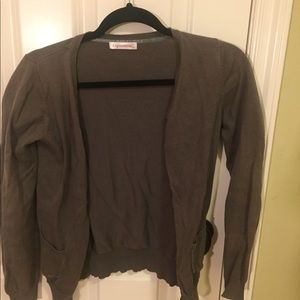 Gray/brown cardigan